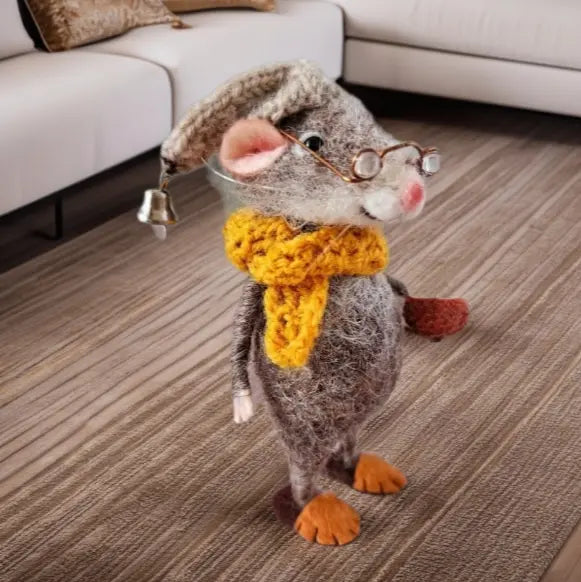 Buy 1 Get 1 Free | CozyCritter™ — Handmade Felt Mouse for Instant Warmth