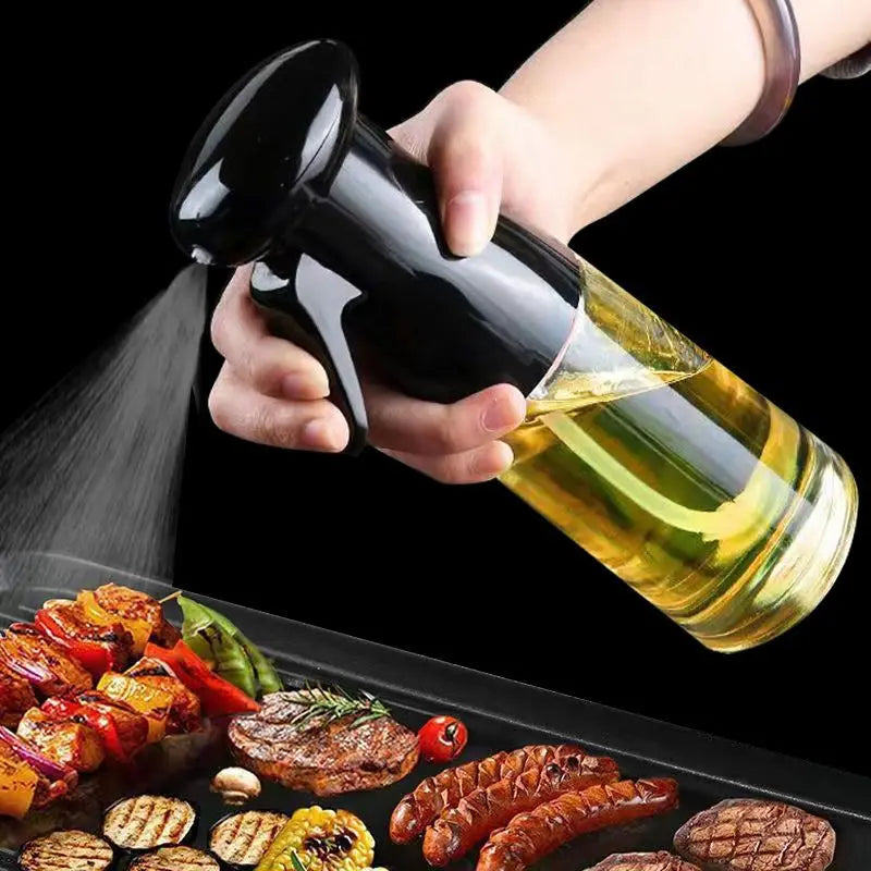 Clear Cooking Oil Spray Bottle – Eco-Friendly Kitchen Sprayer with Precise Pouring