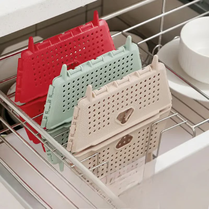 Foldable Draining and Storage Basket – Space-Saving, Heat-Resistant Organizer