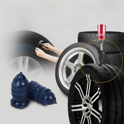 20 Pieces Tire Nail Set for Rubber Tire Puncture Repair