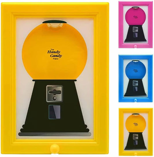 Candy dispenser in a frame – colorful treat fun