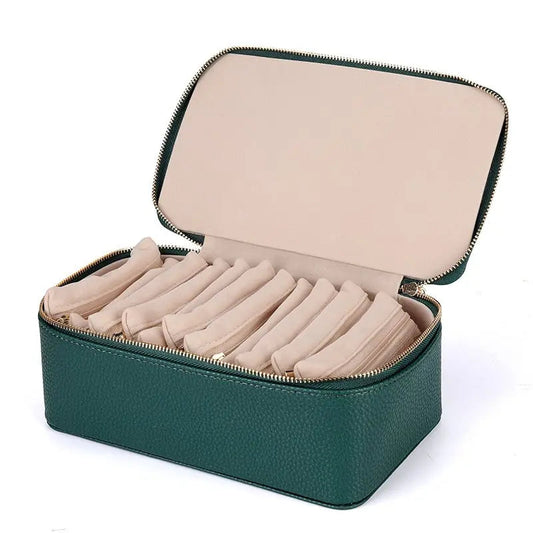 Jewelry Box with Transparent Compartments – Organized and Protected Storage