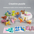 100-piece Animal Figures Set – Educational Toy to Promote Children's Creativity