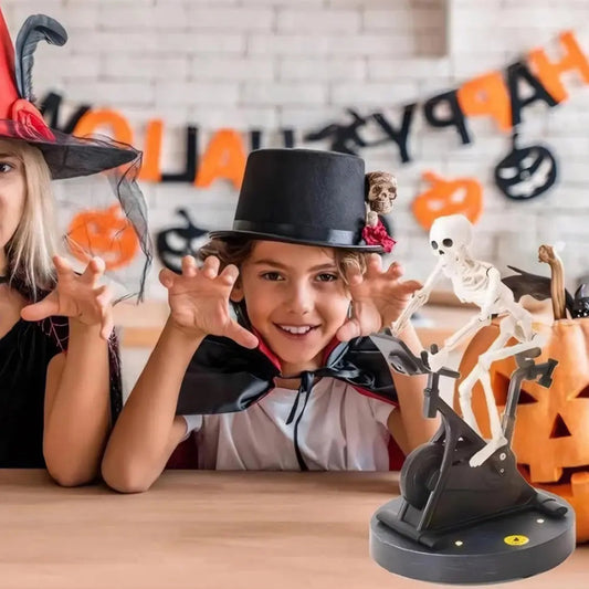 Decorative Skeleton Rider Figurine — Create a Spookily Charming Atmosphere