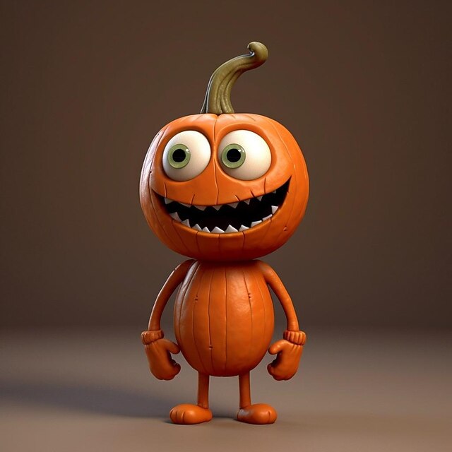 Pumpkin Garden Decoration Figurine — Autumn Highlight for Home & Garden