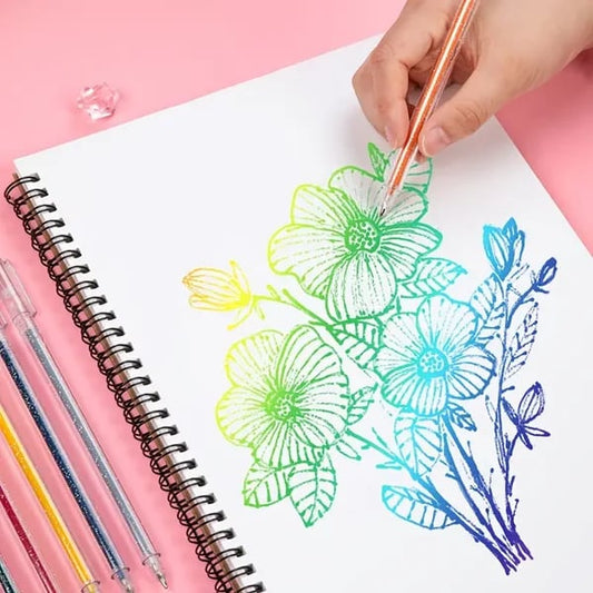 Glitter Gel Pens — Creative Accents with Sparkling Shine