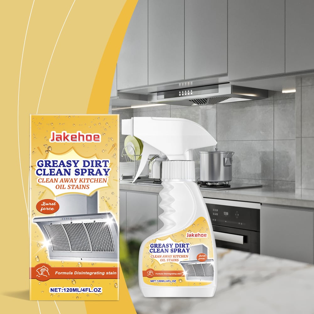 Non-toxic kitchen degreaser for streak-free cleanliness
