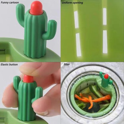 BUY 2 GET 1 FREE| Automatic Cactus Sink Strainer – Touch-Free Waste Disposal