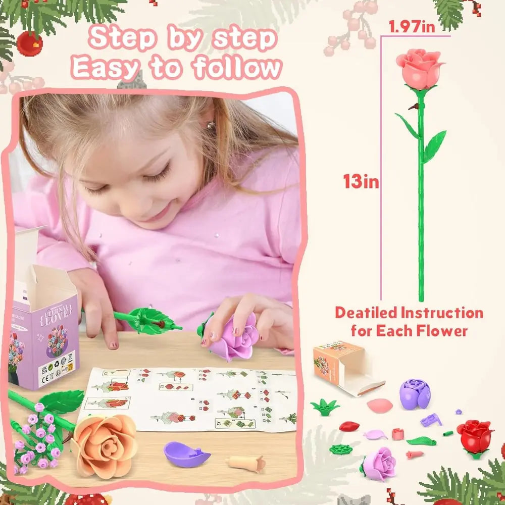 Adventskalender Blumen-Bausteine — Individuell verpackt für tägliche Vorfreude Mivoza Deutschland