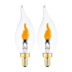 🔥E12 LED Flickering Flame Decoration Light Bulbs -Perfect Ambiance for Halloween Christmas Mivoza Deutschland