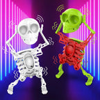 Dancing Skeleton Figure – Glowing Dance Decoration with Playful Glow