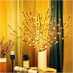 Battery-operated adjustable LED branch decoration ambient lighting (20 pieces)