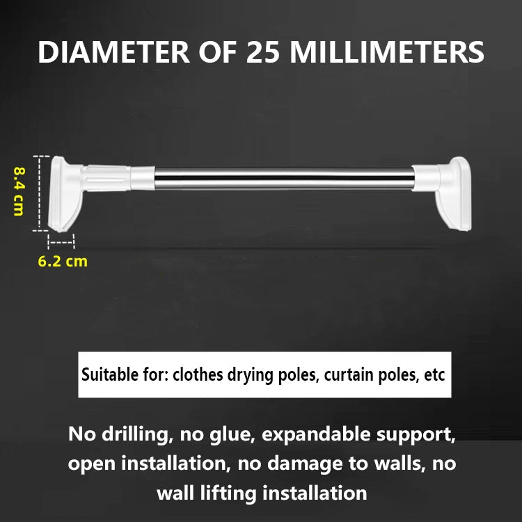 Adjustable Drill-Free Rod – Stainless Steel Curtain Rod