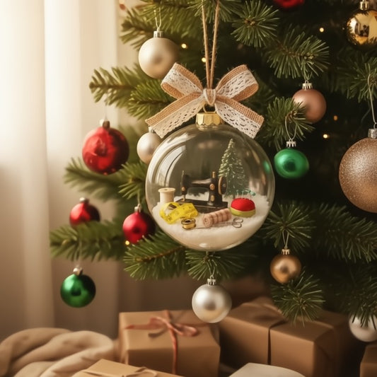 Sewing Snow Globe Ornament Adds Charm to Your Holiday Décor