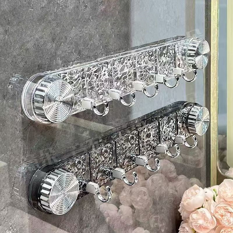 Rotatable Suction Cup Hook Rack — Quick Setup & Sleek Home Solution