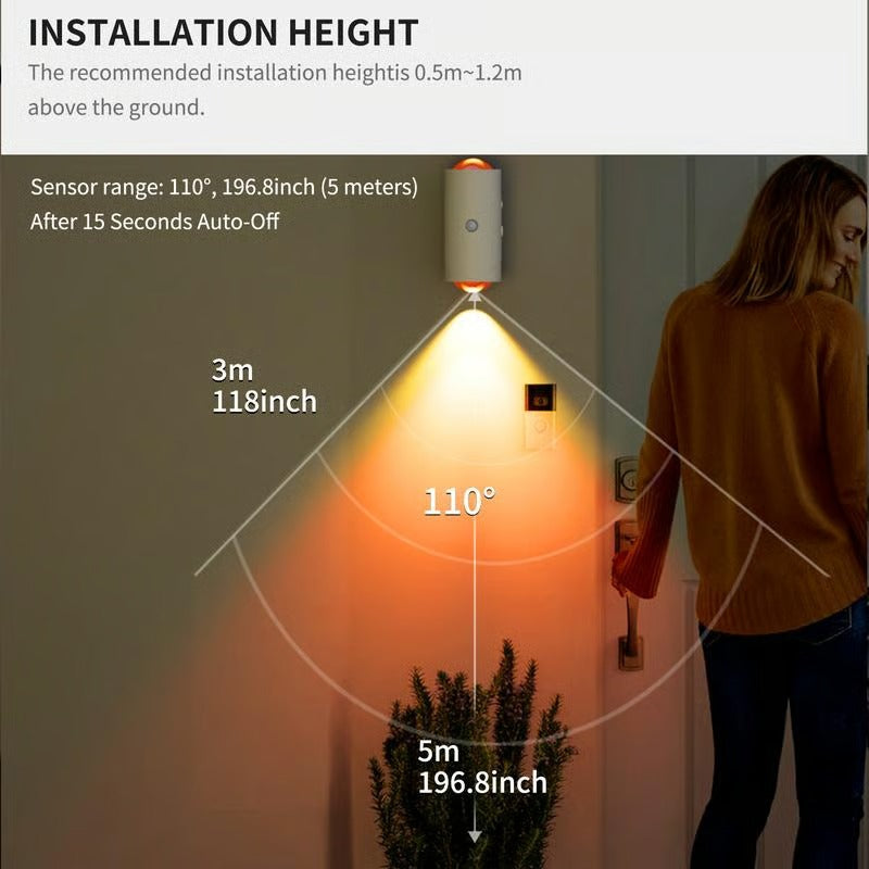 Smart RGB Night Light with Motion Sensor Mivoza Deutschland