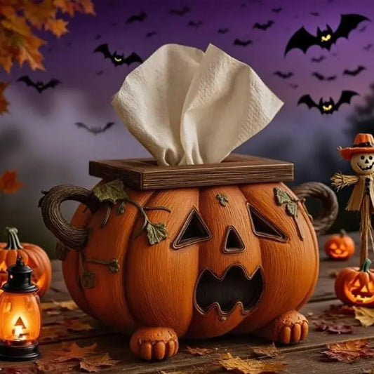 Halloween Pumpkin Tissue Box Holder Mivoza Deutschland