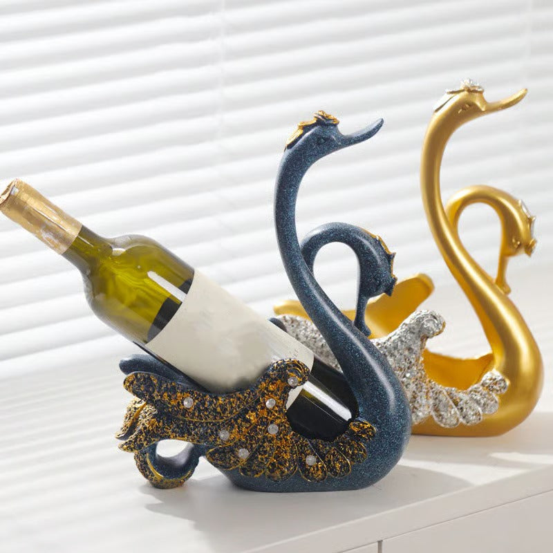 Swan Wine Bottle Holder Rack Mivoza Deutschland