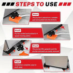 Möbeltransport-Werkzeugsatz – Schwerlast 360° Möbelheber mit Hebelstange Mivoza Deutschland