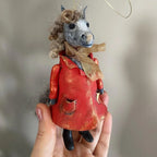 Handmade Horse Ornament – Eco-Friendly Holiday Charm