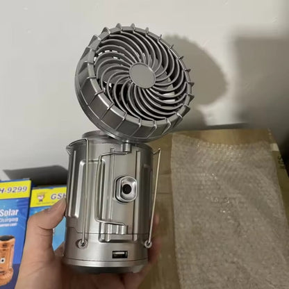 Geniale Campinglampe  — Mit Lüfter, Taschenlampe & Powerbank Mivoza Deutschland