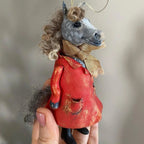 Handmade Horse Ornament – Eco-Friendly Holiday Charm