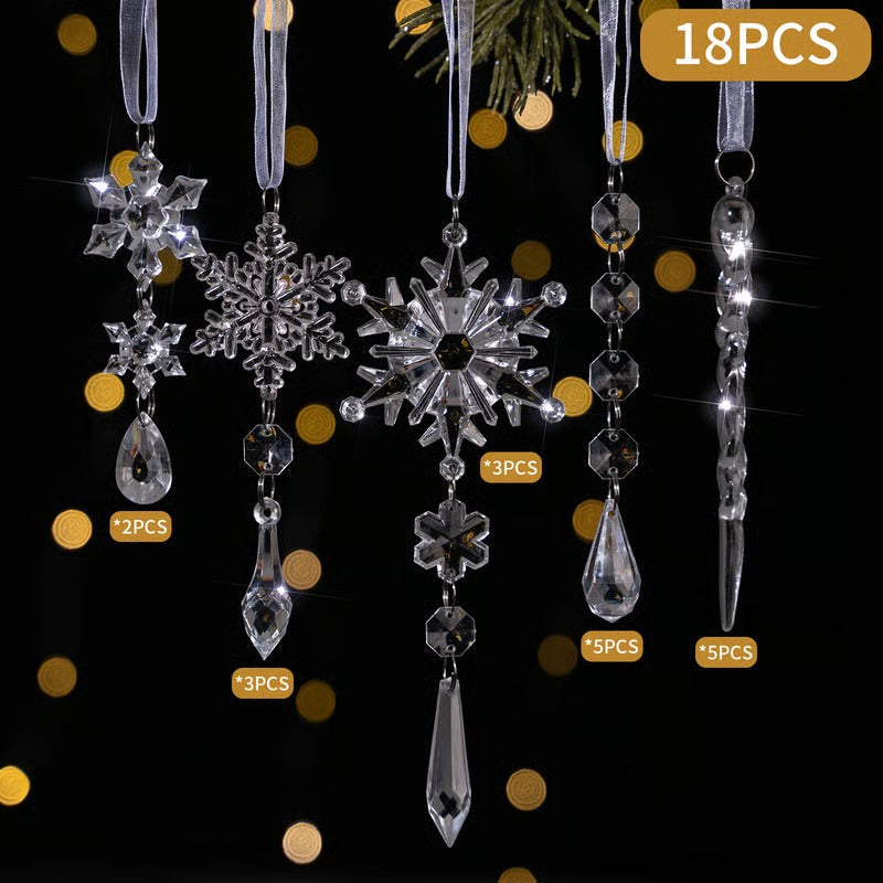 18-Piece Christmas Ornament Set — Timeless Shine for Your Christmas Tree