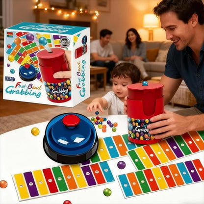 Bead Grabbing Match Color Game — Compete, Laugh & Win Together