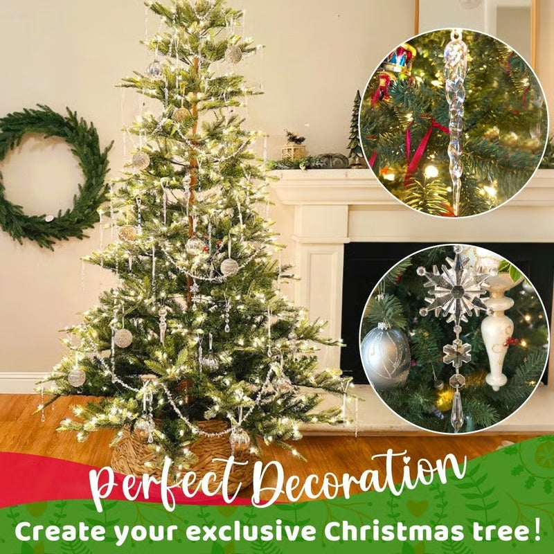 18-Piece Christmas Ornament Set — Timeless Shine for Your Christmas Tree