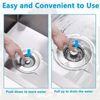 Sink Protector & Strainer — Efficient Against Backflow & Dirt Particles
