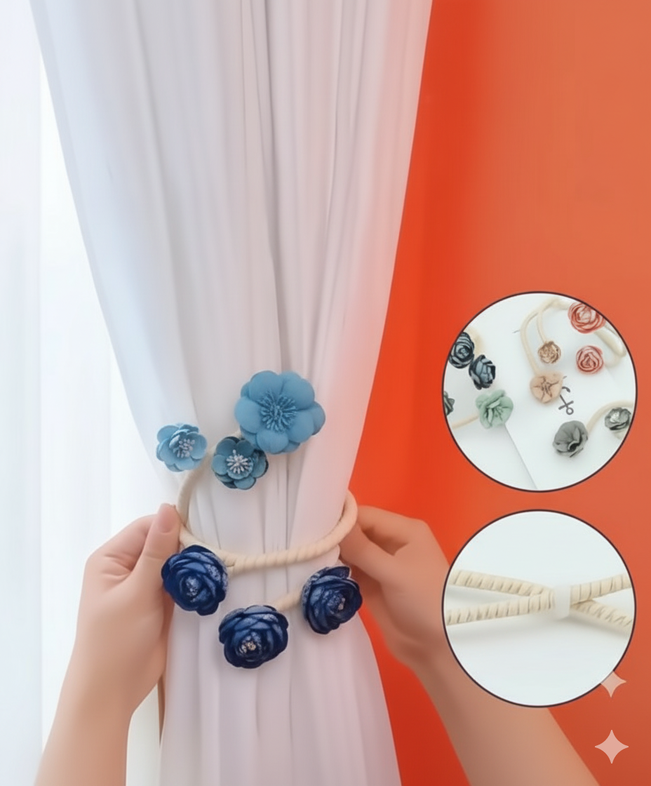 No-Drill Elegance: Magnetic Curtain Tiebacks for Instant Home Style
