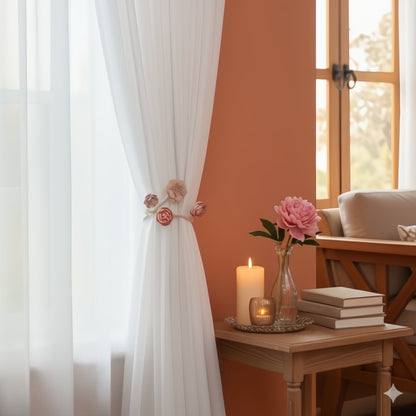 No-Drill Elegance: Magnetic Curtain Tiebacks for Instant Home Style
