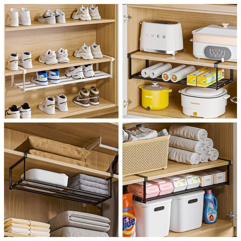 Extendable Cabinet Shelf — Space-Saving Organization in No Time