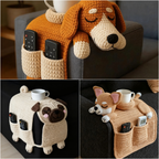 Handmade Crochet Dog Sofa Organizer Mivoza Deutschland
