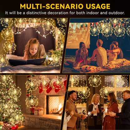 Starburst String Lights 3-Piece Set — Create a Dazzling Light Show