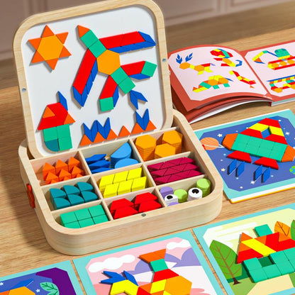Wooden Magnetic Puzzle — Promoting Creativity and Self-Confidence