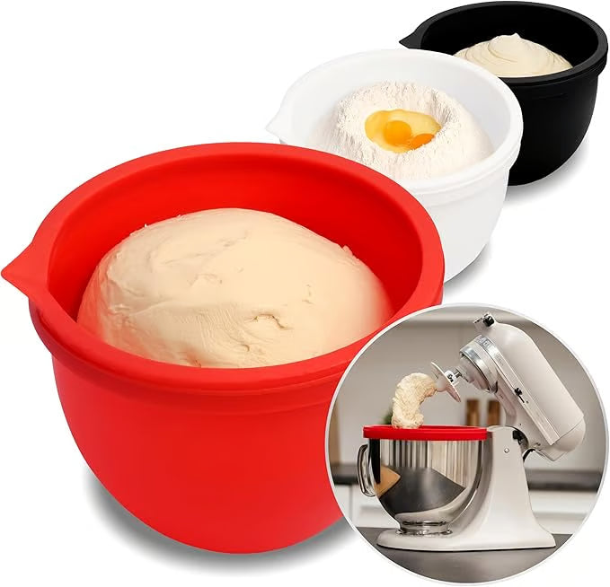 Silicone Mixer Bowl Insert – Clean, Effortless Baking Like a Pro