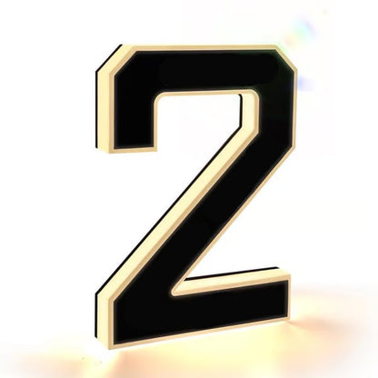 Solar-Powered House Number Light — Stylish Visibility at Night
