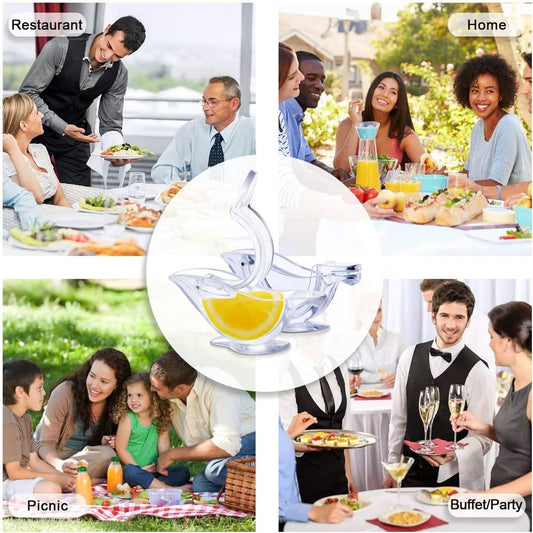 Bird-shaped Lemon Juicer – Compact Citrus Press with Easy Grip