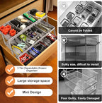 3-Tier Expandable Drawer Organizer — Fits Standard Drawers