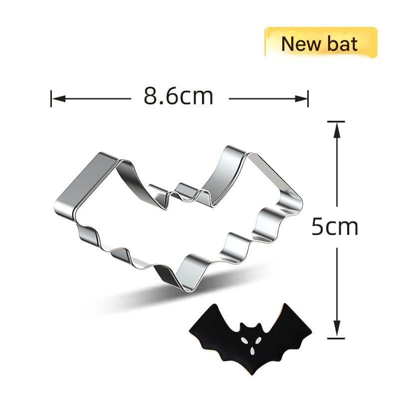 Halloween Cookie Cutters 7-Piece Set — Also for Pancakes, Cheese & Fruits