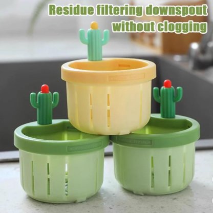 BUY 2 GET 1 FREE| Automatic Cactus Sink Strainer – Touch-Free Waste Disposal