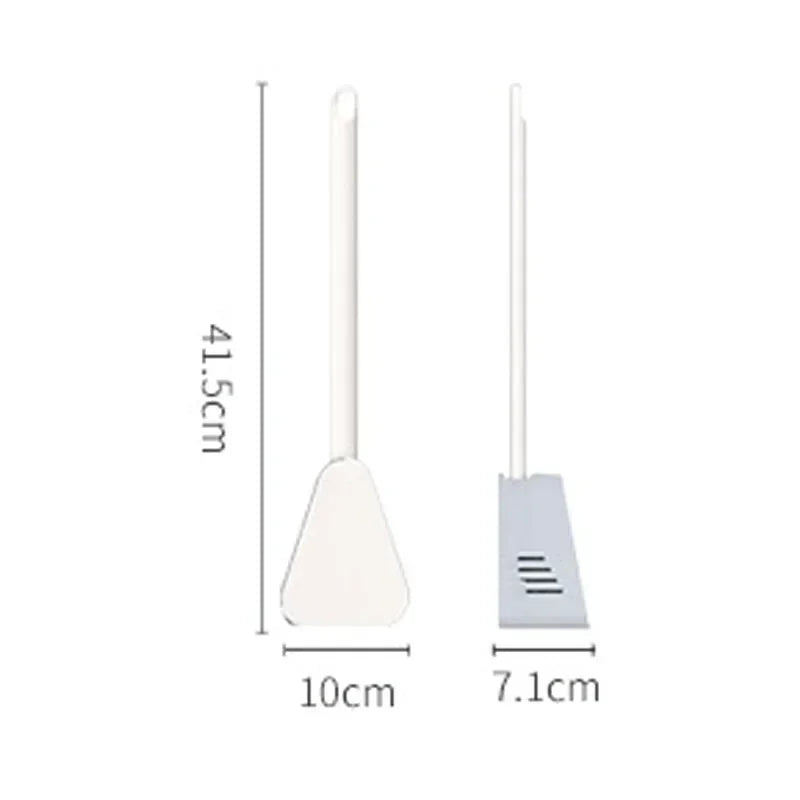 Hygienic silicone toilet brush