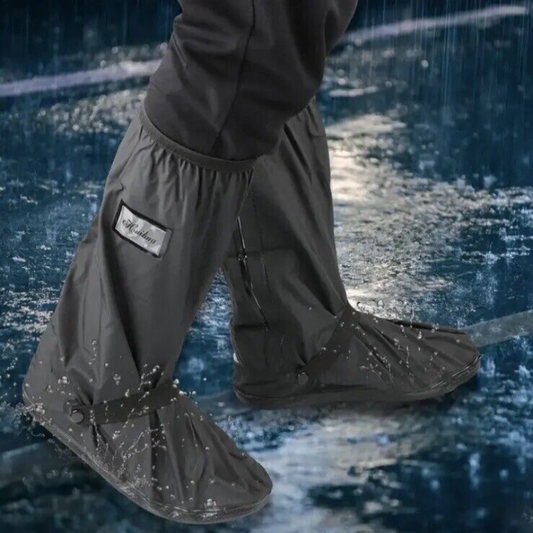 Extra durable waterproof shoe covers — stay dry even in heavy rain