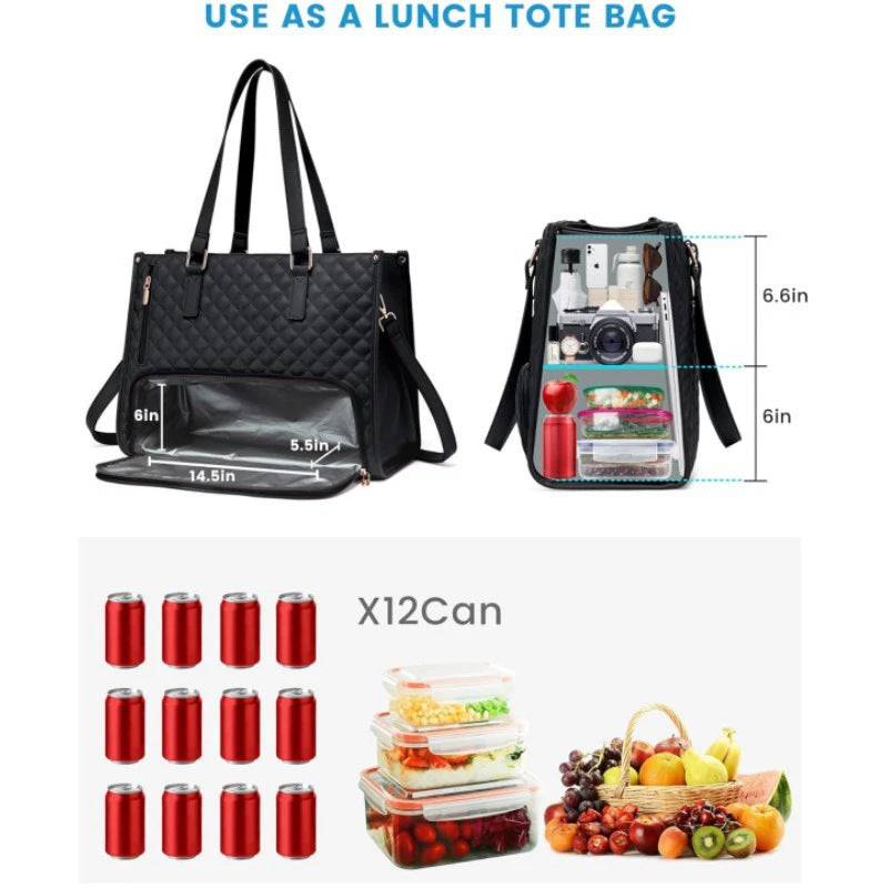2-in-1 Isolier-Tasche mit Lunchfach und Organizer Mivoza Deutschland