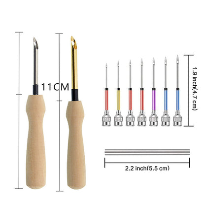 Ultimate Stitch & Punch Needle Set – Effortlessly Create Impressive Designs