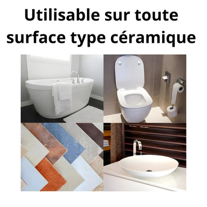 Tile Repair Paste – Fix Cracks & Chips in Minutes | Ceramic Repair Kit 1.8 ounces (2 Pieces)