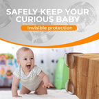 Baby corner protectors — Soft pads against bumps on furniture edges 8-piece set