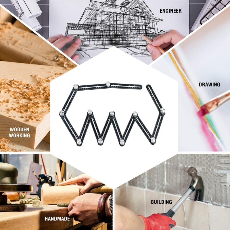 12-fold Multi Angle Measuring Ruler Mivoza Deutschland