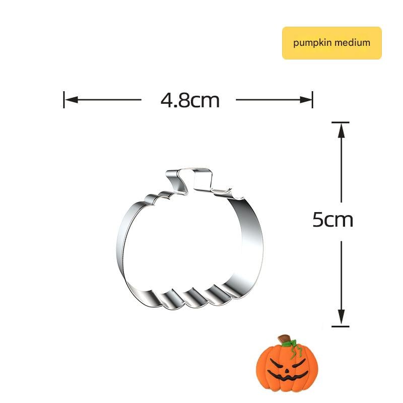 Halloween Cookie Cutters 7-Piece Set — Also for Pancakes, Cheese & Fruits